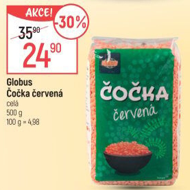 Čočka červená Globus