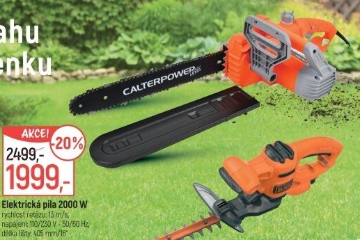 Elektrická řetězová pila Calter