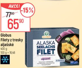 Filety z aljsašské tresky mražené Globus