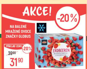 Jahody mražené Globus