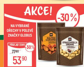 Mandle v čokoládě Globus