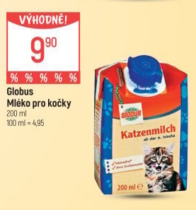 Mléko pro kočky Globus