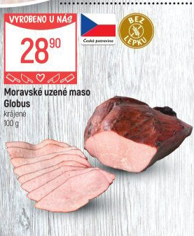 Moravské maso uzené Globus