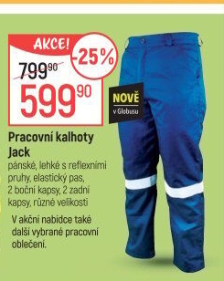 Pánské pracovní kalhoty