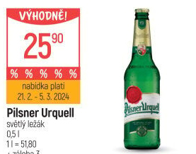 Pivo Pilsner Urquell