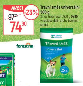 Travní směs univerzální Krásná zahrada