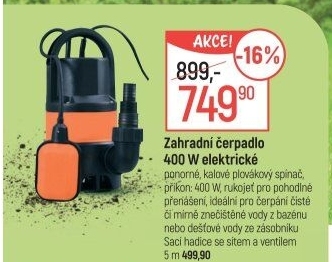 Zahradní čerpadlo Rulyt