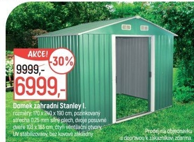 Zahradní domek Stanley