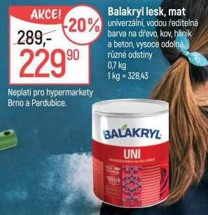 Barva Balakryl UNI lesk