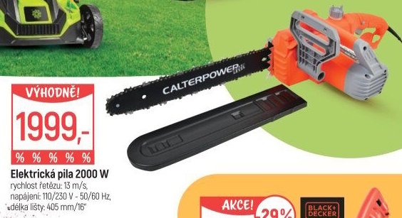 Elektrická řetězová pila Calter
