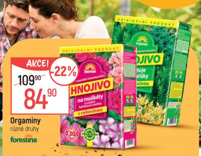 Hnojivo na túje a cypřišky Orgamin Forestina