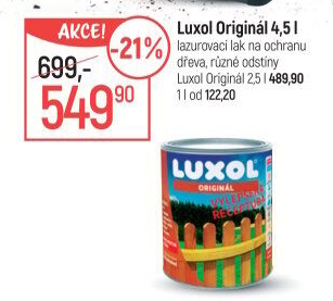 Lazura na dřevo Luxol