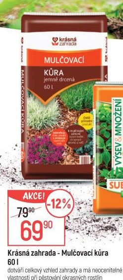 Mulčovací kůra Krásná zahrada