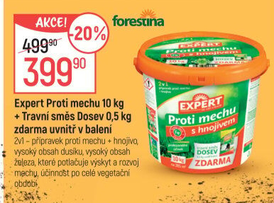 Prostředek proti mechu Expert Forestina