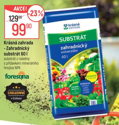 Zahradnický substrát Krásná zahrada