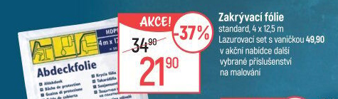 Zakrývací fólie