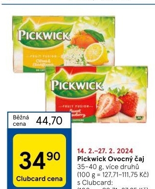 Čaj ovocný Pickwick