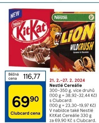 Cereálie Nestlé