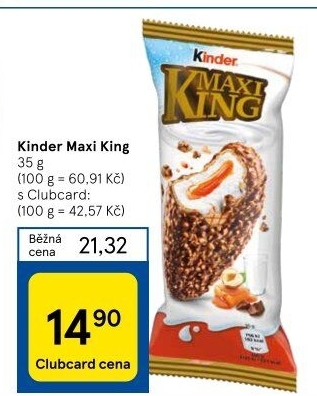Dezert Maxi King Kinder