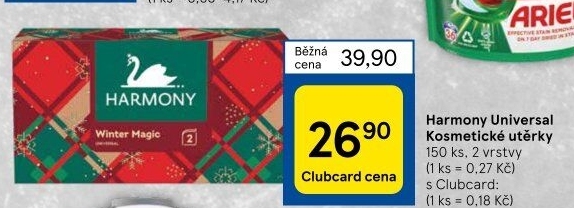 Kapesníčky papírové 2vrstvé Harmony - box