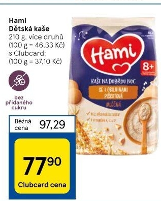 Kaše dětská Hami