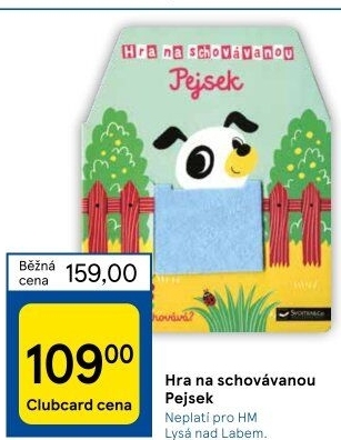 Kniha Hra na schovávanou Pejsek Svojtka