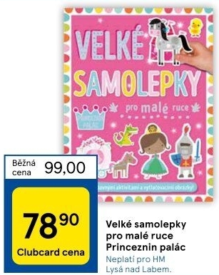 Kniha se samolepkami