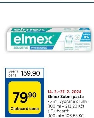 Pasty na zuby Elmex