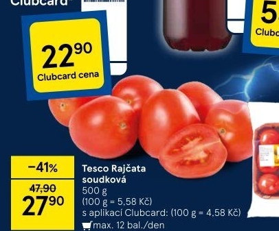 Rajčata soudková Tesco