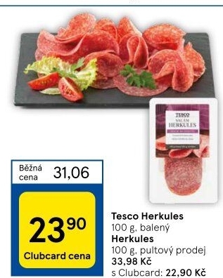 Salám Herkules Tesco