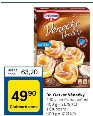 Směs na věnečky Dr. Oetker