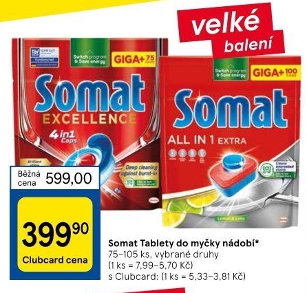 Tablety do myčky Somat