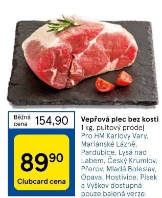 Vepřová plec bez kosti