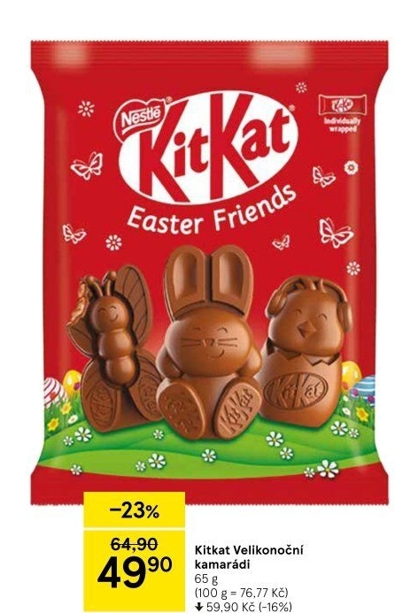 Čokoládové figurky Festive Friends Kit Kat