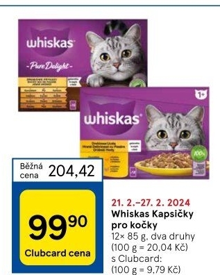 Kapsičky pro kočky Whiskas