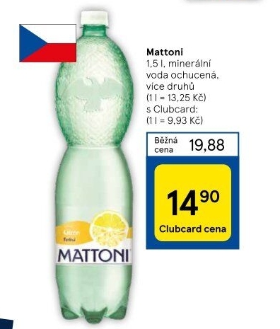 Ochucená voda Mattoni
