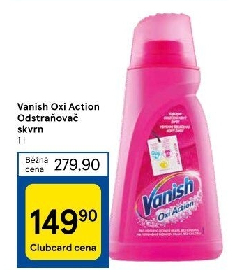 Odstraňovač skvrn gelový Vanish Oxi Action