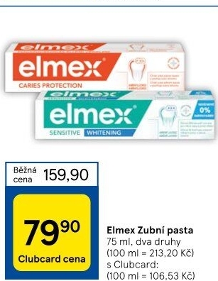 Pasty na zuby Elmex