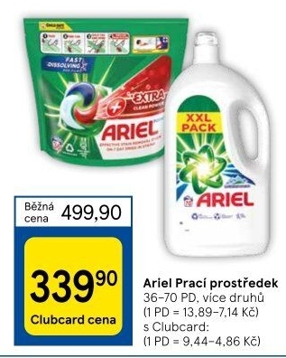 Prací prostředky Ariel