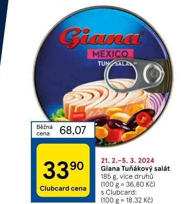 Salát s tuňákem Giana