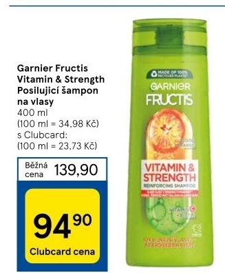Šampon Fructis Garnier