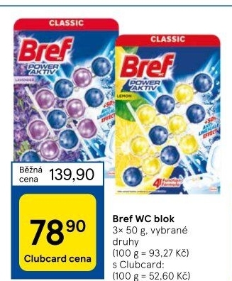 WC blok Bref