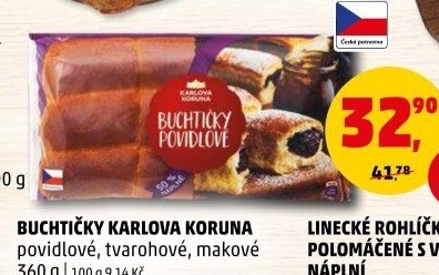 České buchtičky Karlova Koruna