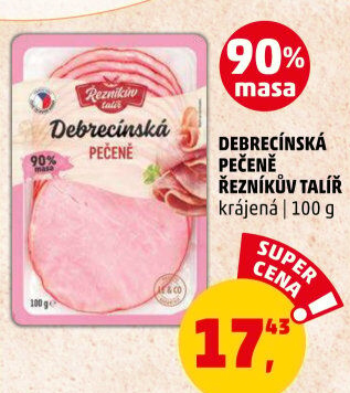 Debrecínská pečeně Řezníkův talíř