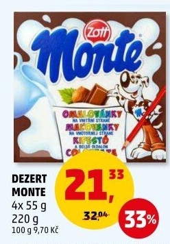 Dezert Monte Zott