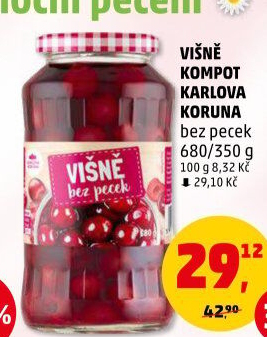 Kompot Višně Karlova Koruna