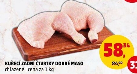 Kuřecí čtvrtky Dobré maso