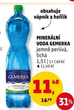 Minerální voda Gemerka