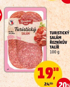 Salám turistický Řezníkův talíř