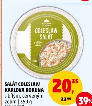 Salát coleslaw Karlova Koruna